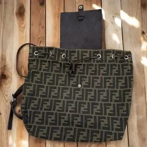 Authentic vintage Fendi Brown and Black small Backpack Fendi | Bags | Authentic Vintage Fendi Brown And Black Small  main image 2